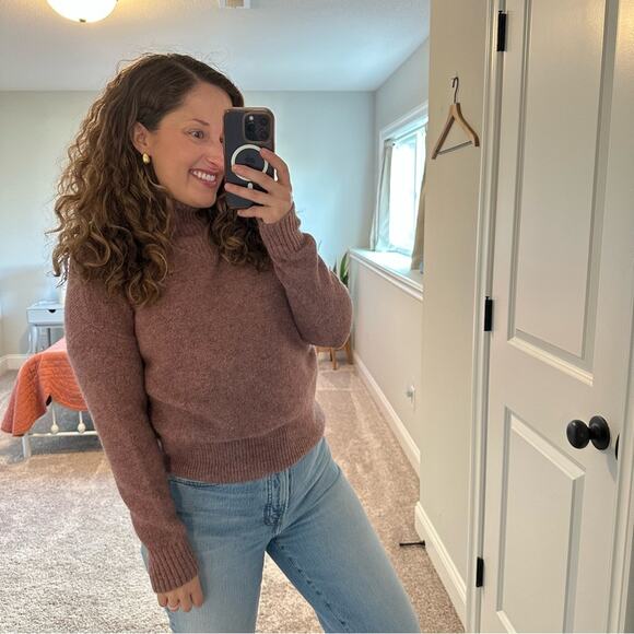 Madewell Purple Alpaca Wool Blend Sweater XS - Picture 2 of 11